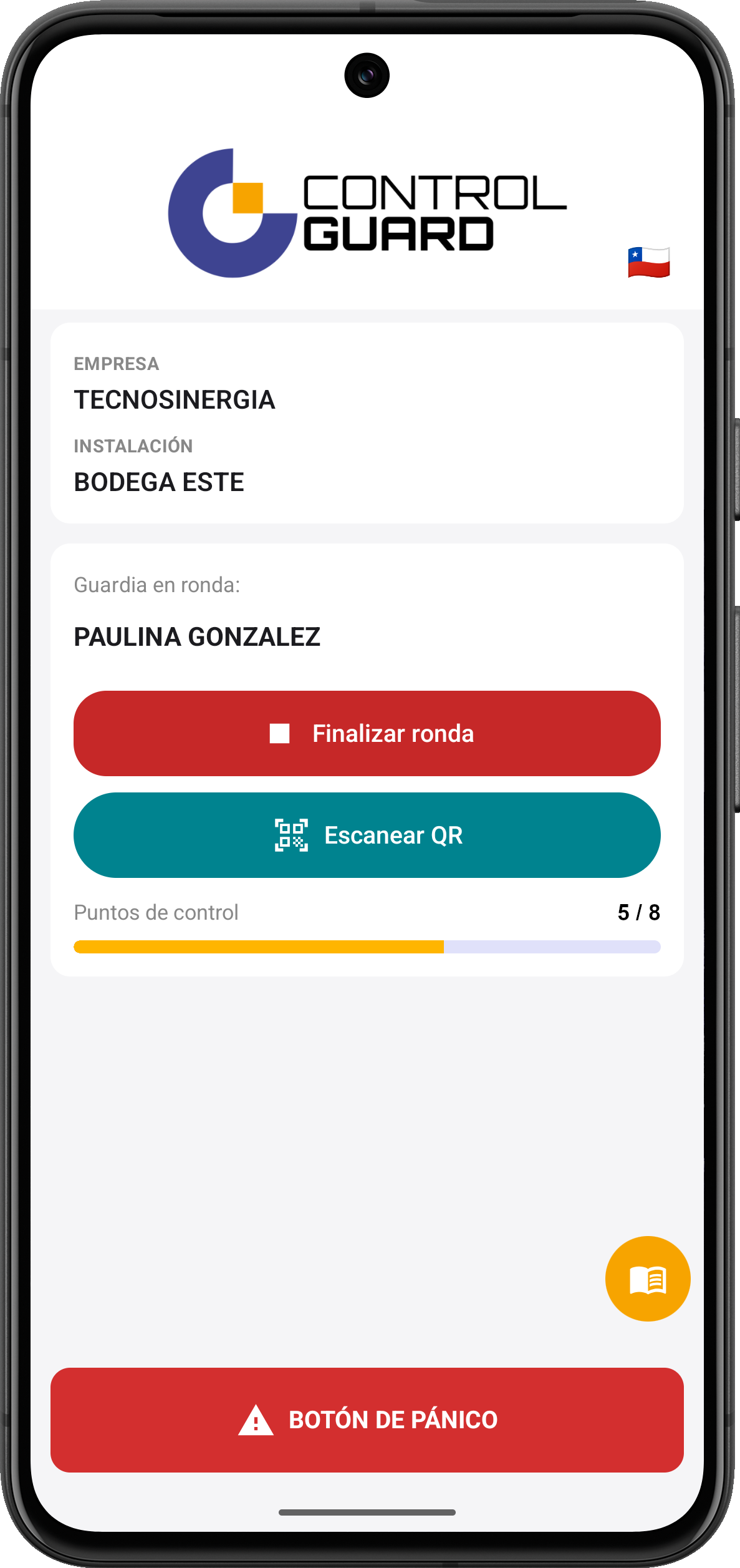 App Control Guard mostrando una ronda en curso